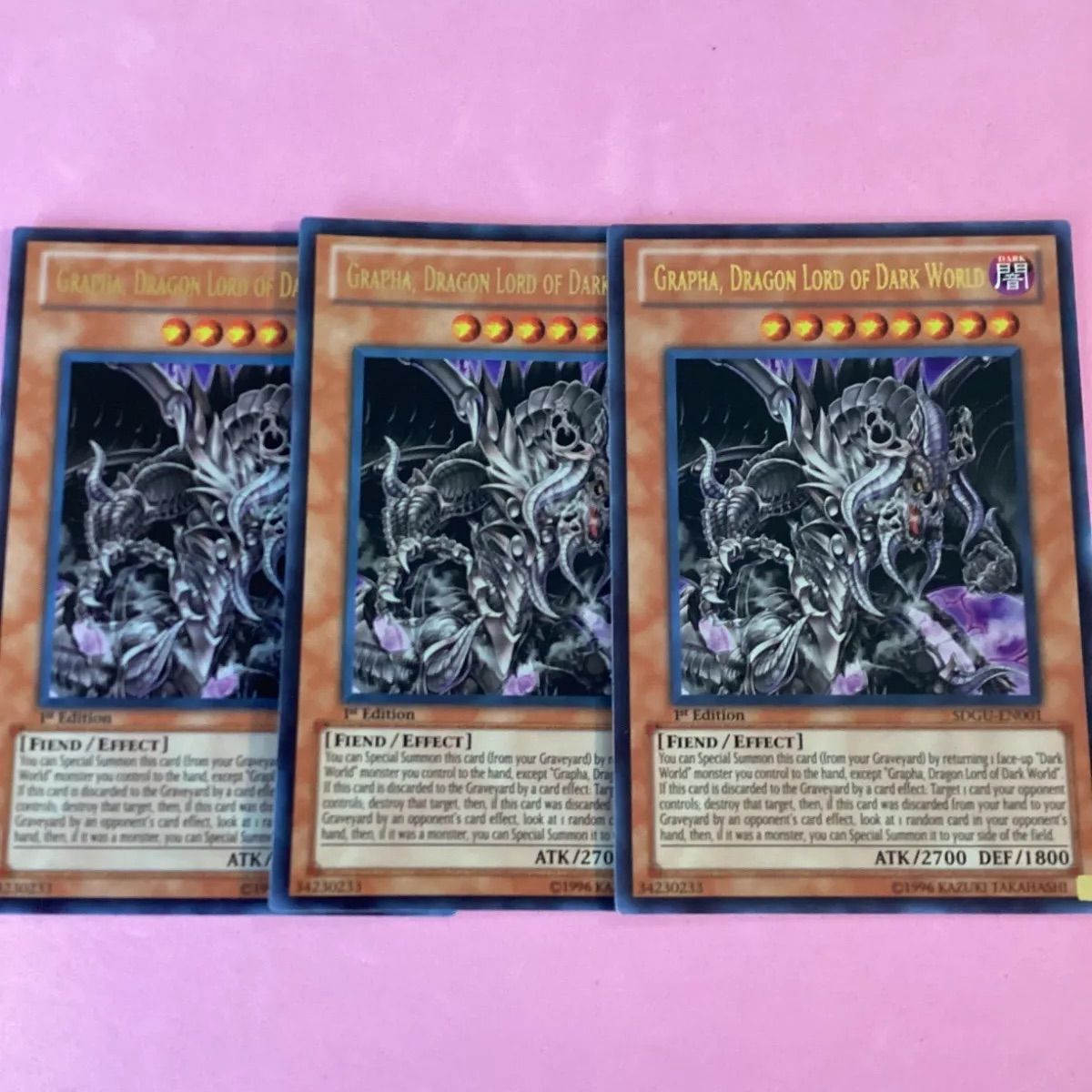 遊戯王 暗黒界 デッキパーツ まとめ売り 英語版 1st a2359【遊戯王