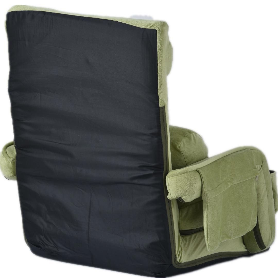 座椅子 リクライニング 14段ギア リクライニングチェアー ファブリック