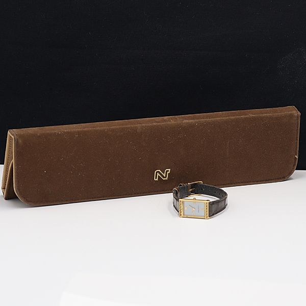 AG-UCK20GJ 中古品 箱付き セイコー ニナリッチ 8420-6160 QZ シルバー文字盤 純性