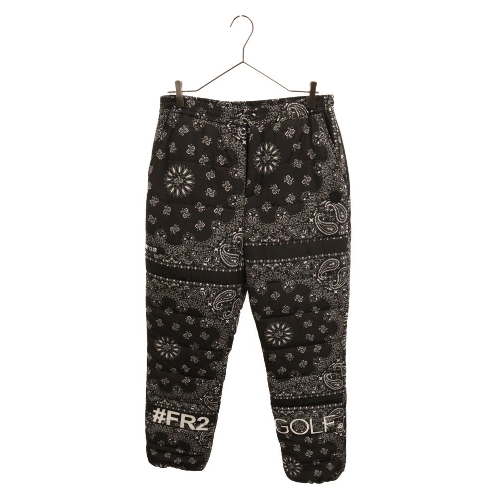 FR2 (エフアールツー) GOLF ゴルフ ロゴプリントペイズリー総柄  