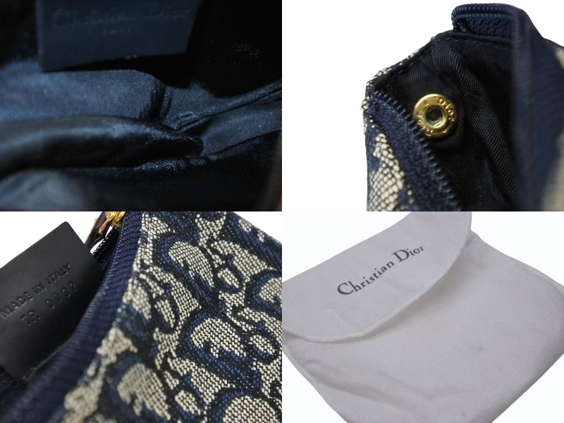 極美品 Christian Dior クリスチャンディオール サドルコイン