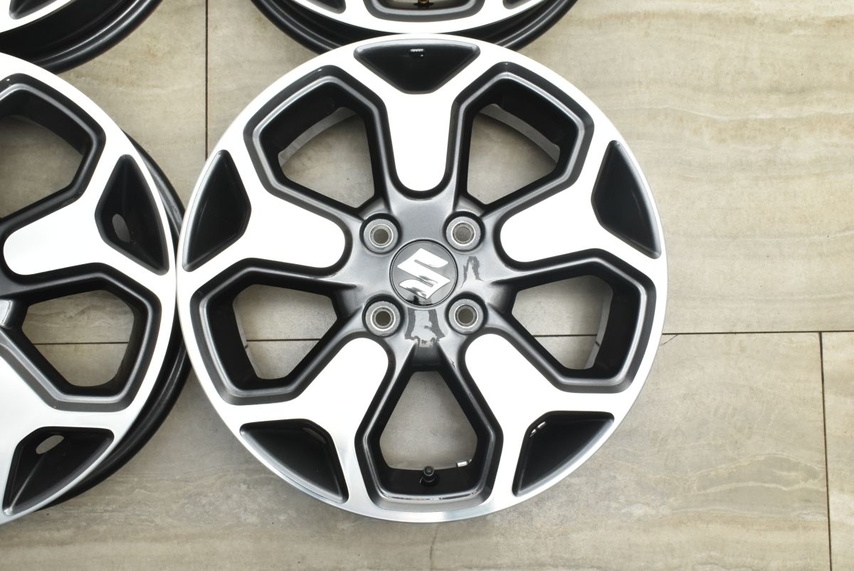 新車外し 美品】スズキ ハスラー 純正 15in 4.5J +45 PCD100 4本セット