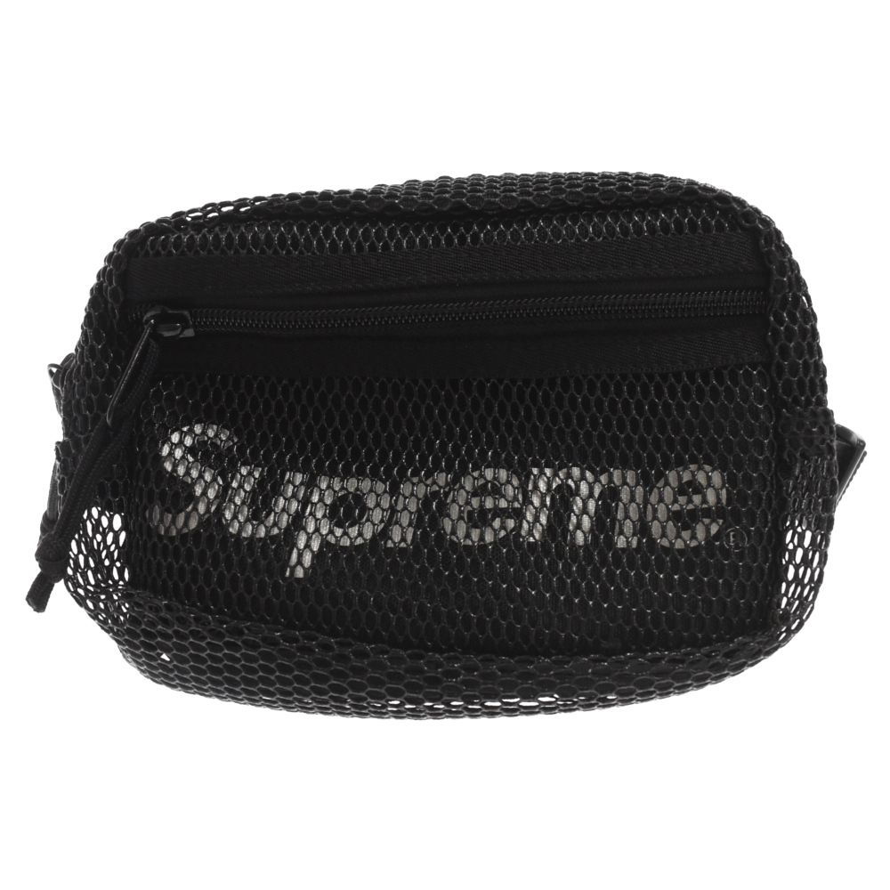 SUPREME (シュプリーム) 20SS Small Shoulder Bag スモール ナイロン メッシュ ショルダーバッグ カバン ポーチ ブラック