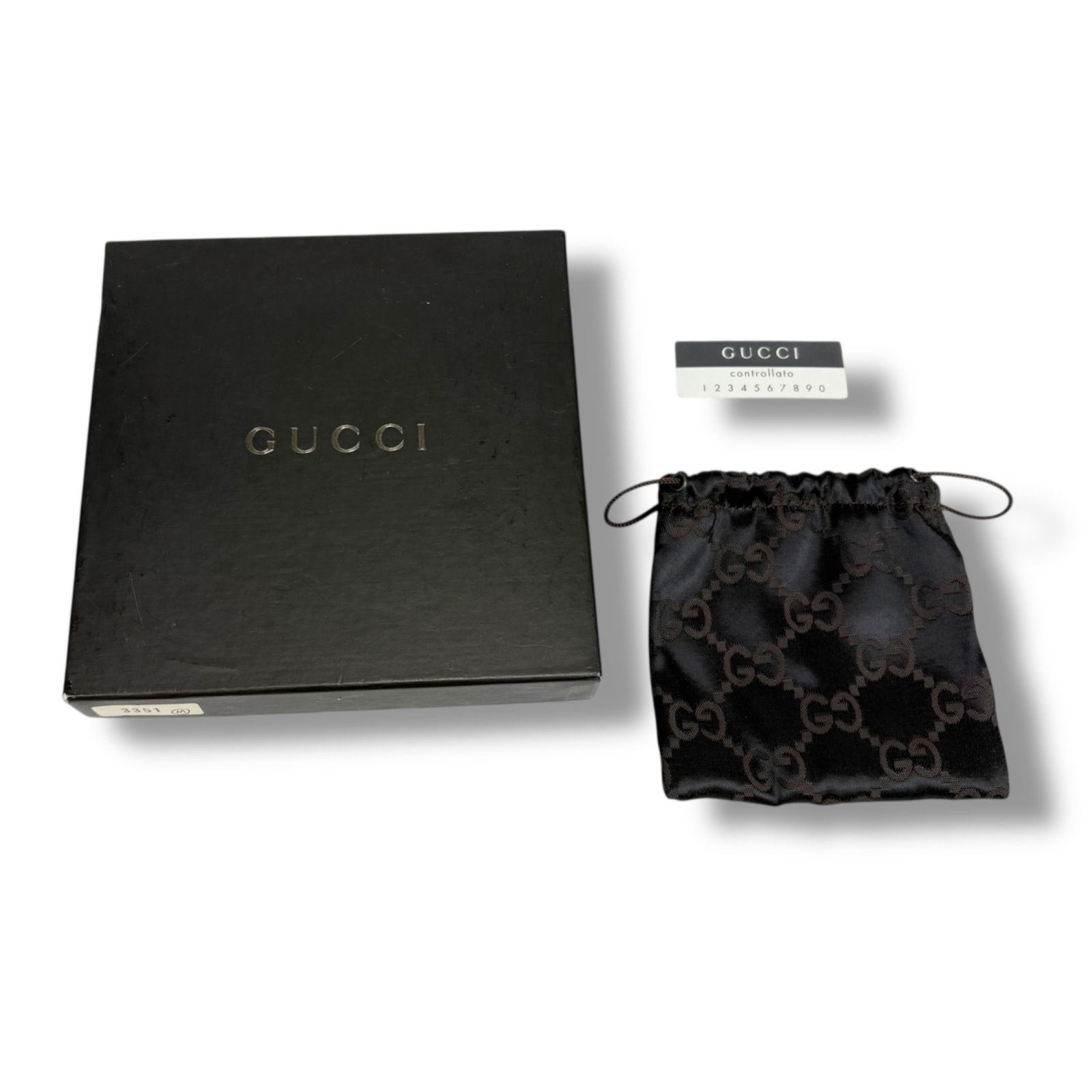 グッチ GUCCI チョーカー ドッグ ブラック 黒 レザー シルバー