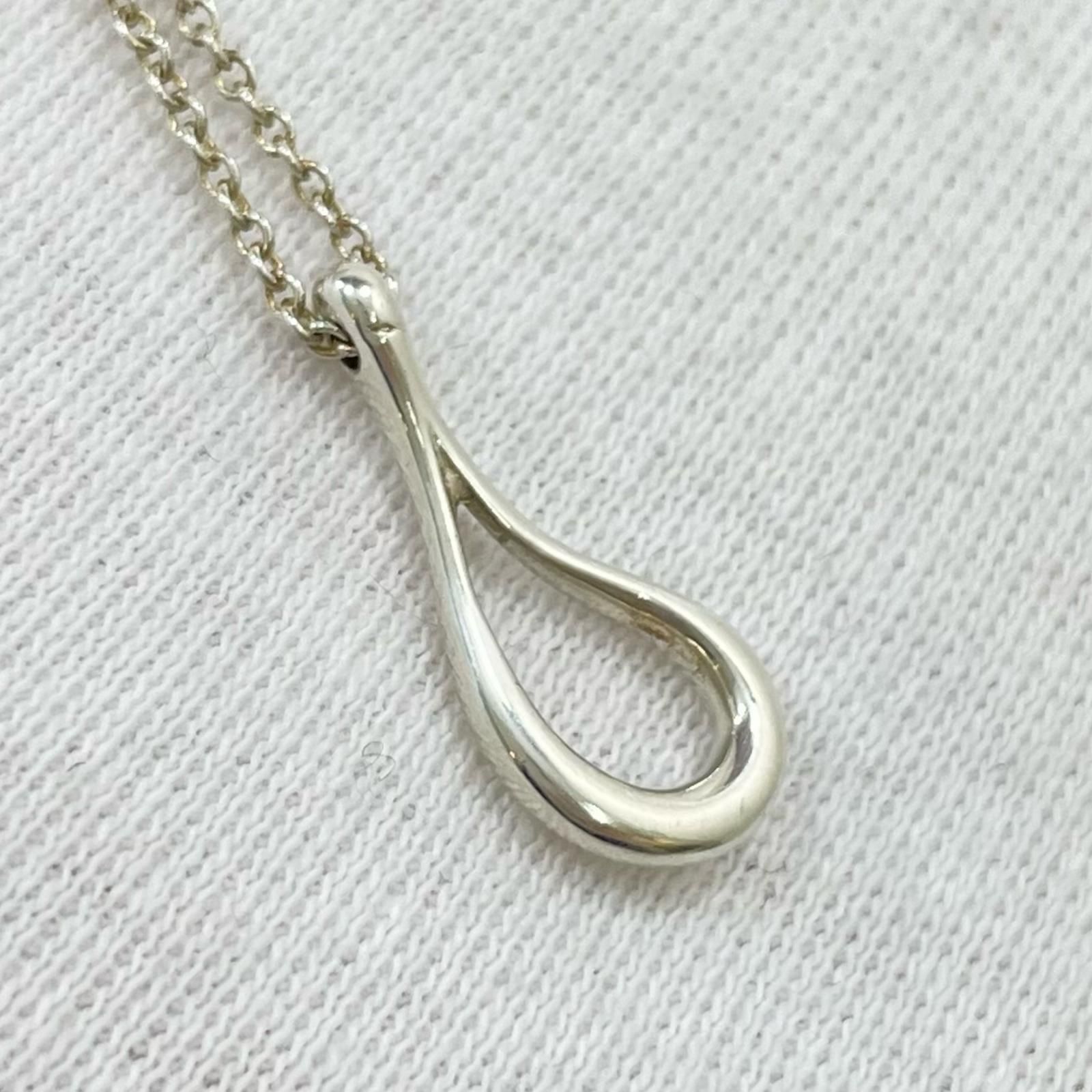 Tiffany & Co. ティファニー　オープンドロップネックレス　シルバー TIFFANY&Co. ティファニー オープン ティアドロップ ネックレス