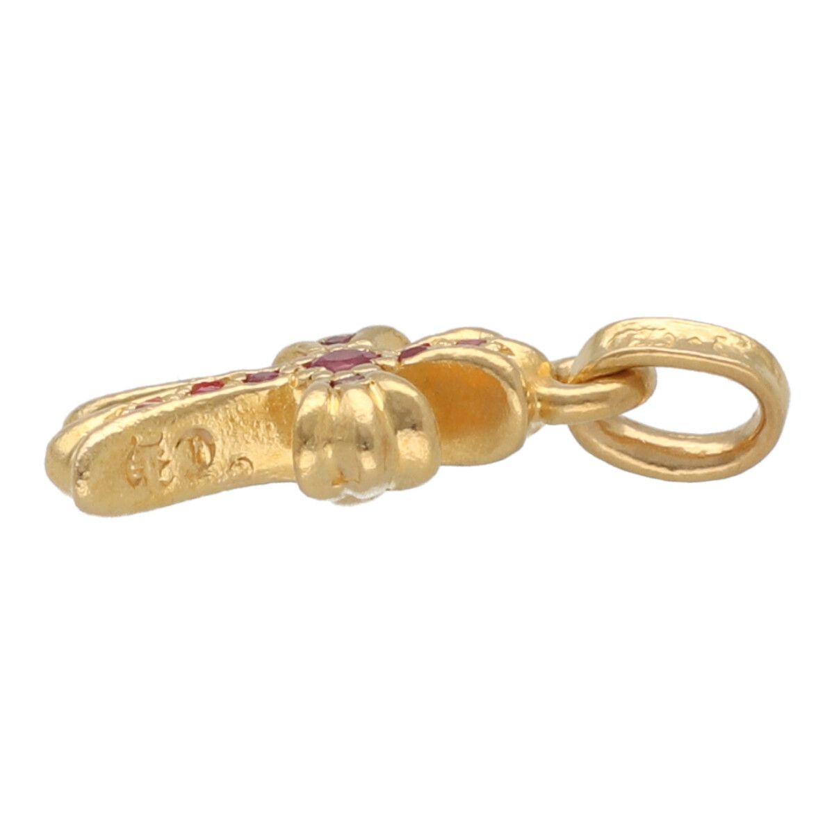 中古】 CHROME HEARTS クロムハーツ ベイビーファットクロス 22K