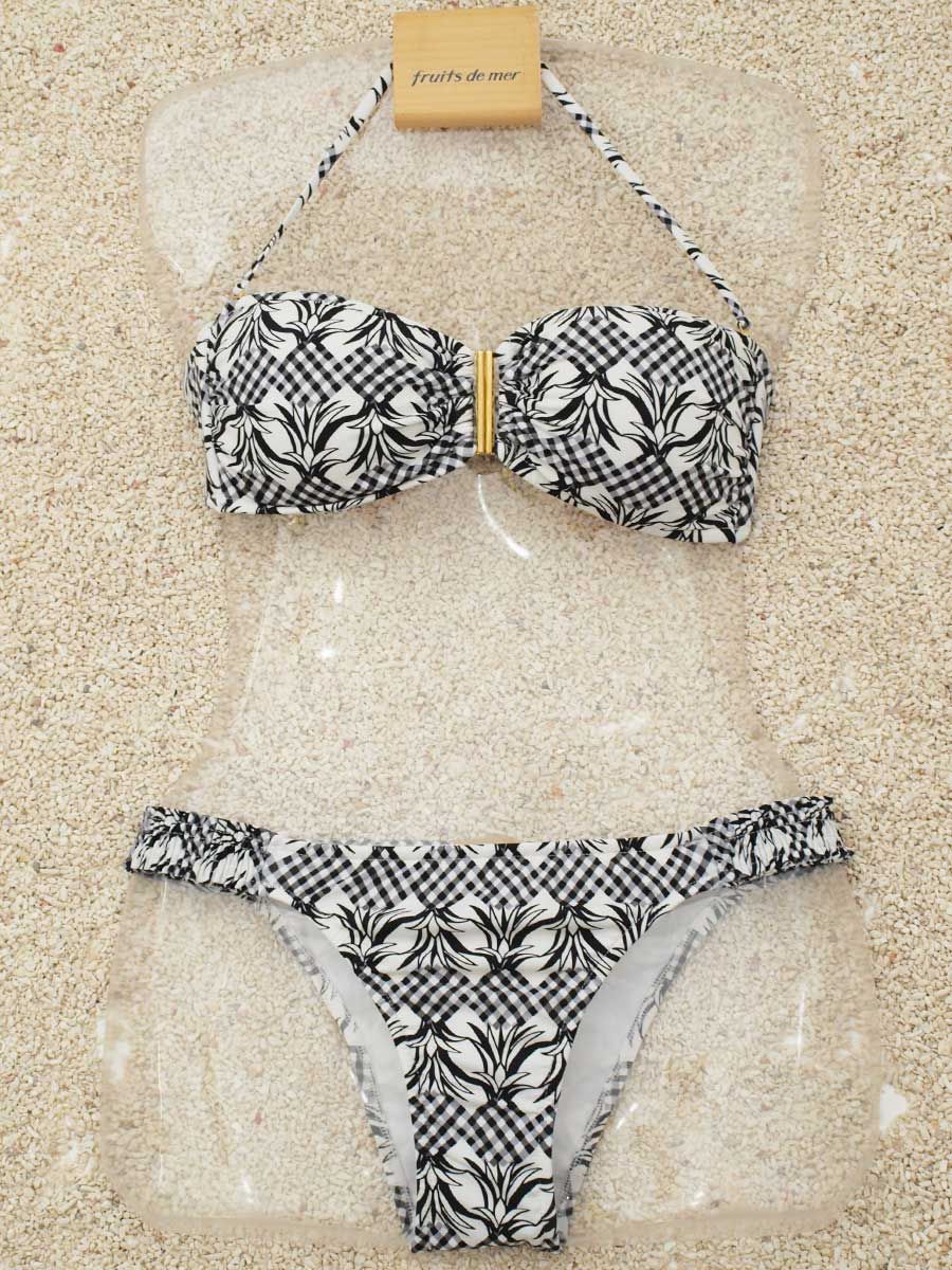 2Way Cut-Out Ribbed Swimwear Her lip to 水着