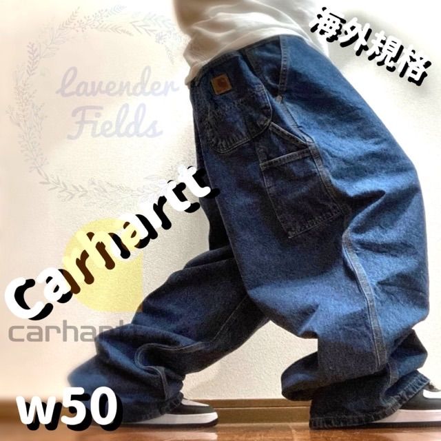 【数量限定品】カーハート　CARHARTT 極太デニムパンツ　輸入