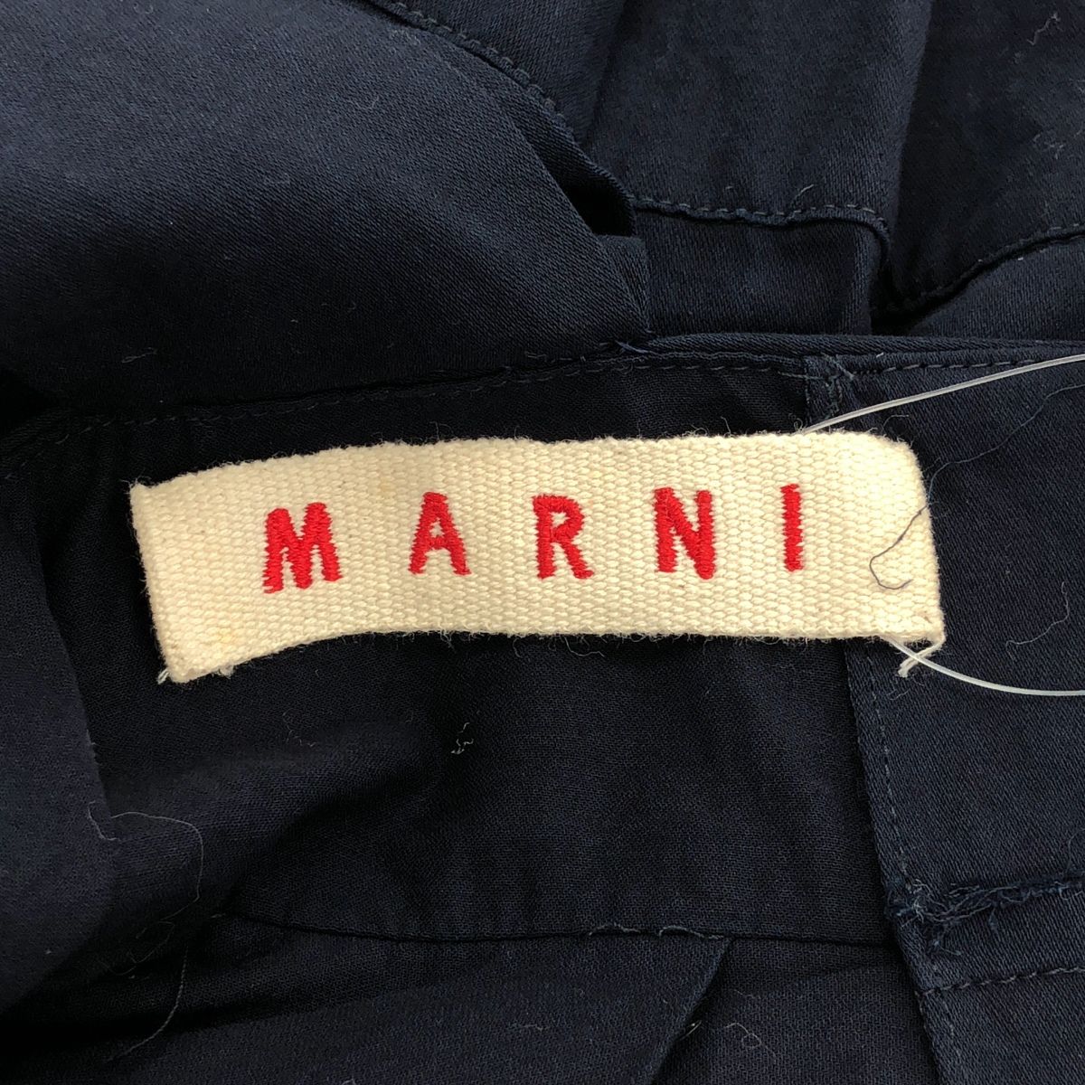 MARNI マルニ コットンノースリーブトップス キャミソール ネイビー 38