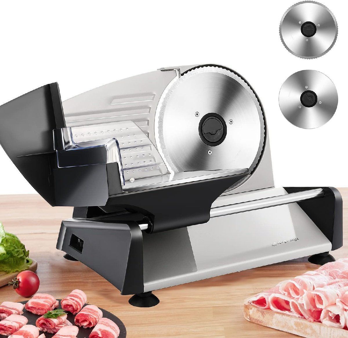 Geedel ロータリーチーズおろし器 キッチンマンドリン野菜スライサー 交換可能なブレード3枚付き お手入れ簡単 回転おろしスライサー 果物 野菜 ナッツ 並行輸入品 Geedel ロータリーチーズおろし器 キッチンマンドリン