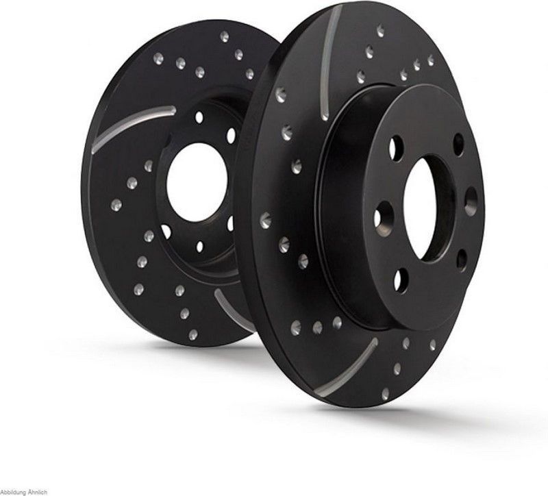 EBC / イービーシーブレーキ ターボグルーブディスク ブラック (280mm) | GD7065
