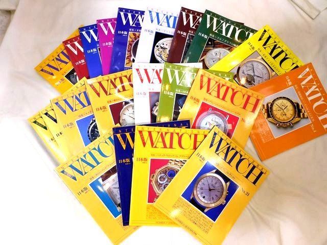 IWW INTERNATIONAL WRIST WATCH 日本語版 時計 雑誌 ■ No.1~No.21 No27 22冊 セット 二玄社 □7C IWW INTERNATIONAL WRIST WATCH 日本語版 時計 雑誌 □ No.1~No