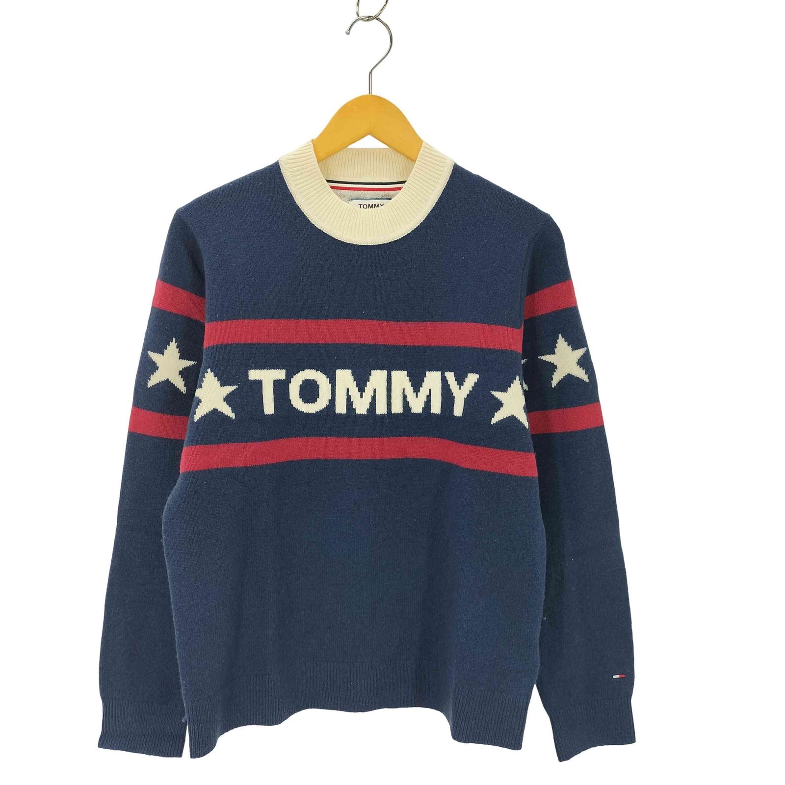 トミーヒルフィガーデニム TOMMY HILFIGER DENIM フロントロゴクルー 