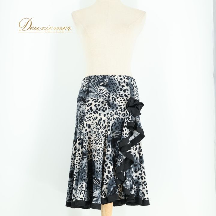 社交ダンス ラテン スカート ブラック系 レッスン ストレッチ 黒