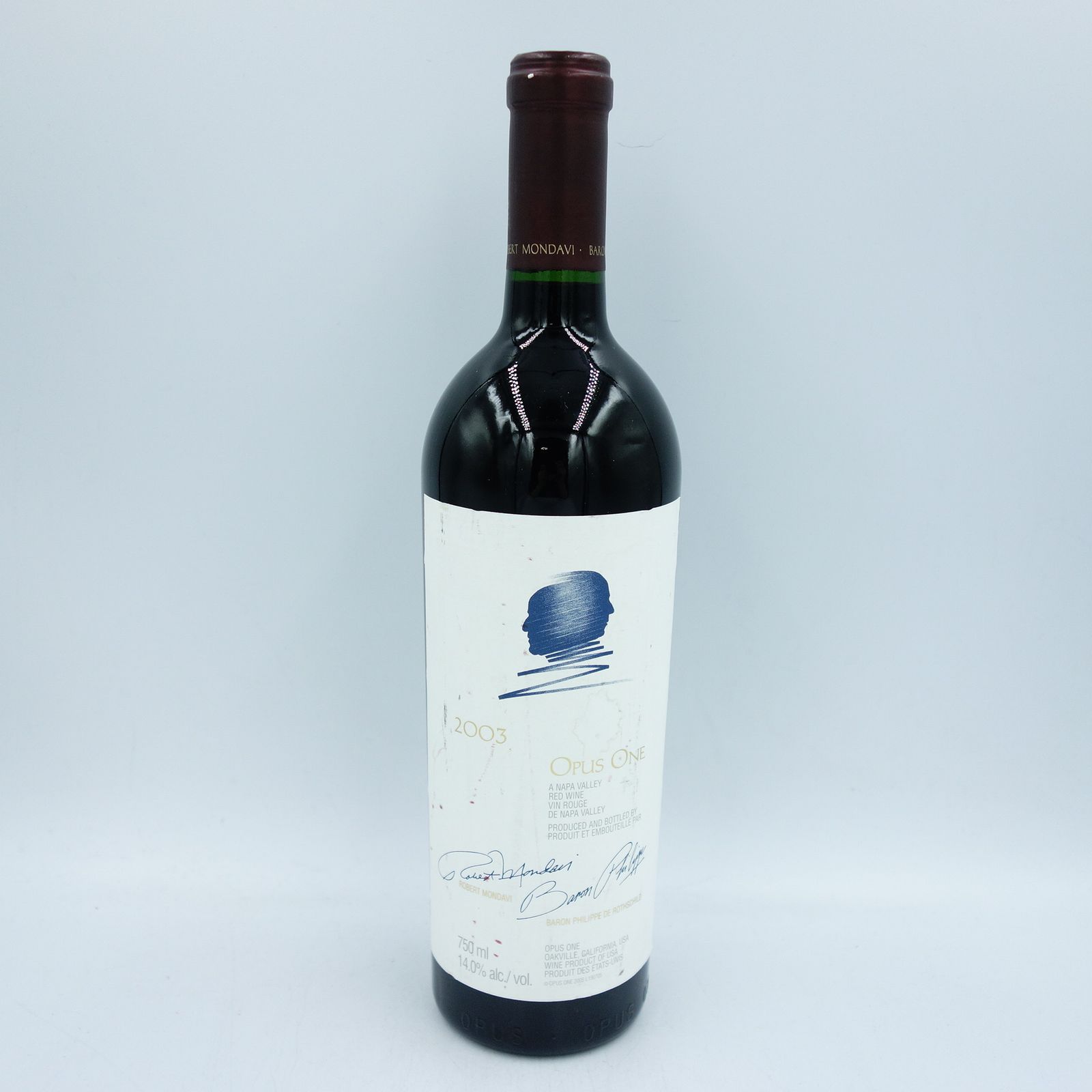 OPUS ONE オーパスワン 2003年 P·P93点（赤ワイン フルボトル ...