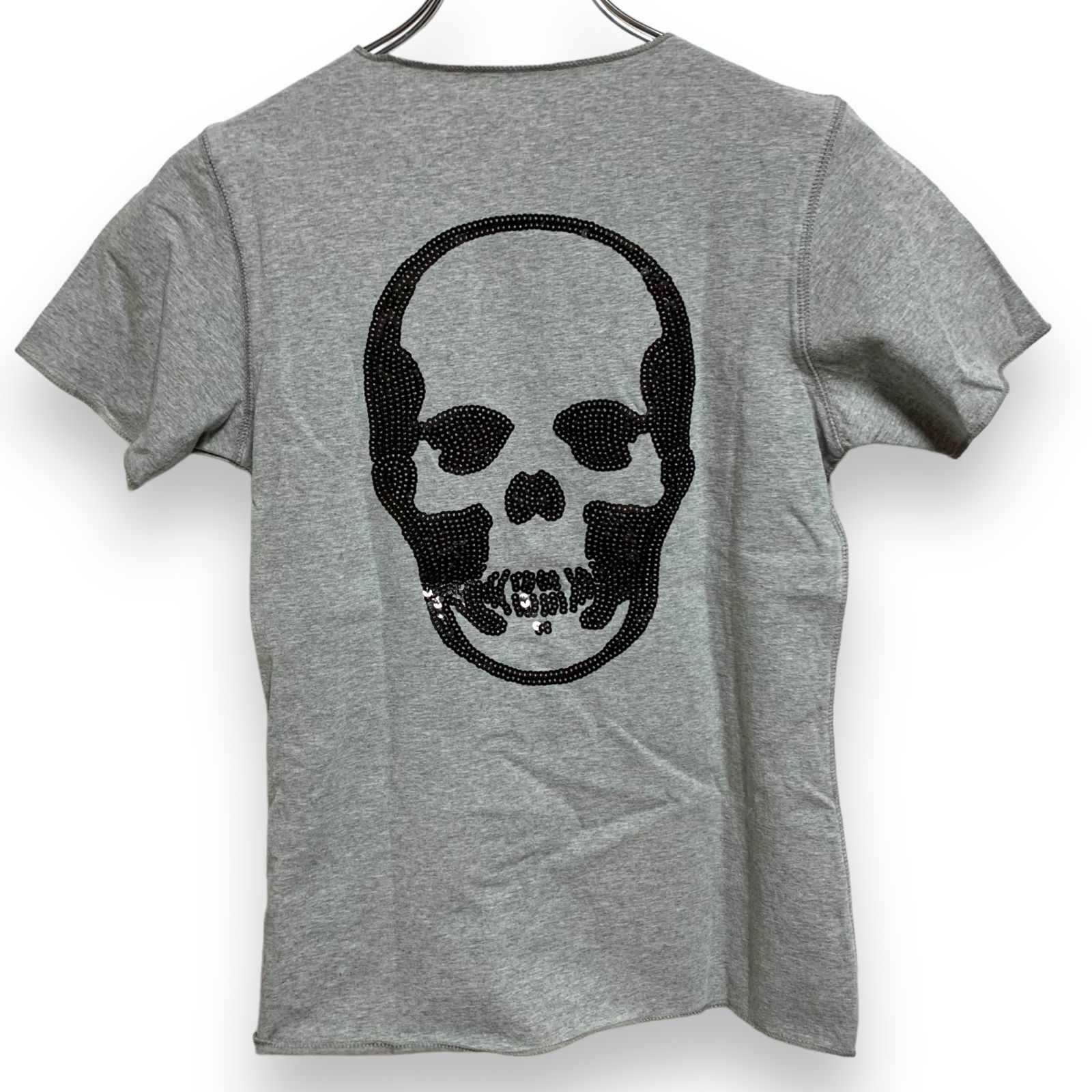 lucien pellat-finet ルシアンペラフィネ シークイン刺繍Tシャツ 