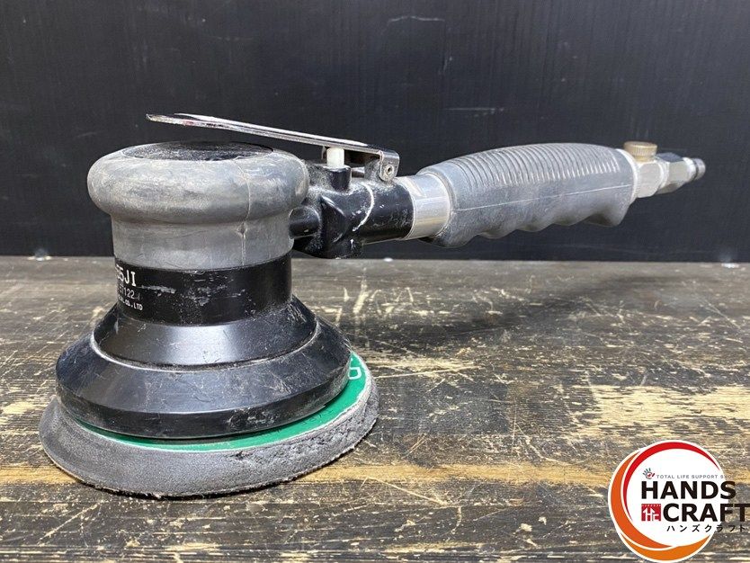 ● 品 埼玉精機 U-55JI シングルサンダー パットサイズ Φ123mm 無負荷回転数 9 000r.p.m. 口金寸法 1|4 空気消費量 350L|min