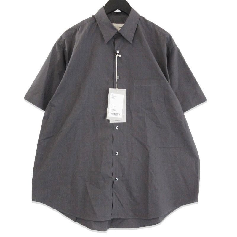 MARKAWARE マーカウェア オーガニックGIZA80|1タイプライター コンフォートフィットS|Sシャツ CHARCOAL 2 71012115