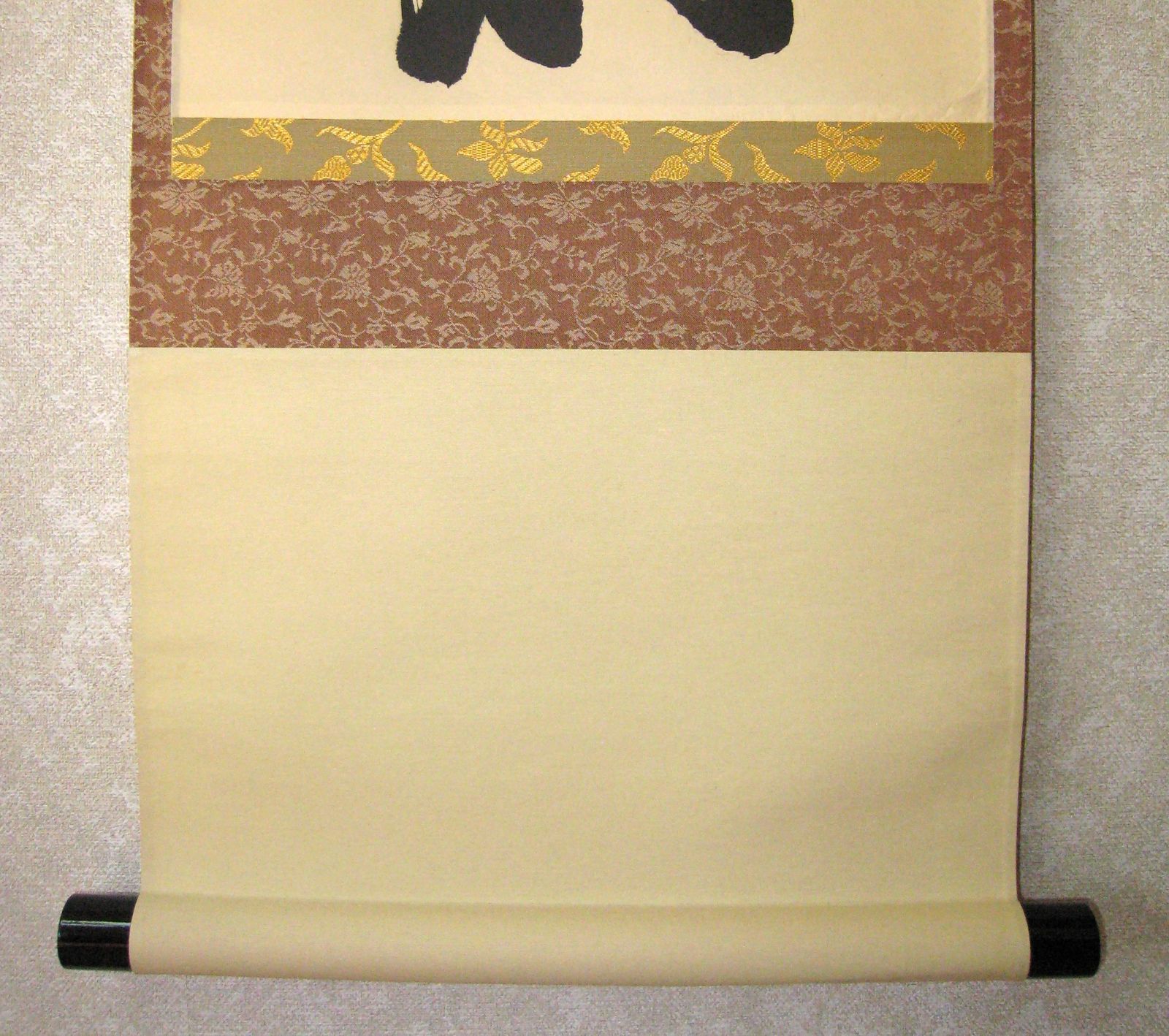 真筆】茶掛け 茶掛 白雲抱幽石◇大徳寺 塔頭雲林院 藤田寛道 共