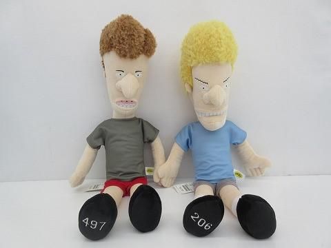 BEAMS　NICI　ビーバス＆バットヘッド ぬいぐるみ 2体セット タグ付き bPr BEAMS（bPrビームス）【別注】NICI / BEAVIS AND BUTT-HEAD