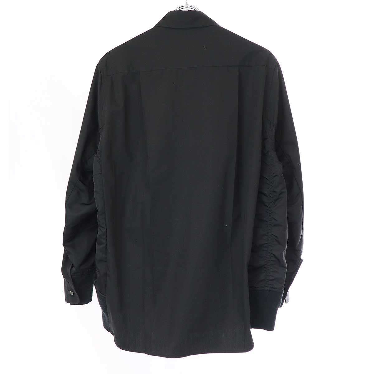 sacai サカイ 24SS Cotton Poplin Shirt ドッキングポプリンシャツ 24