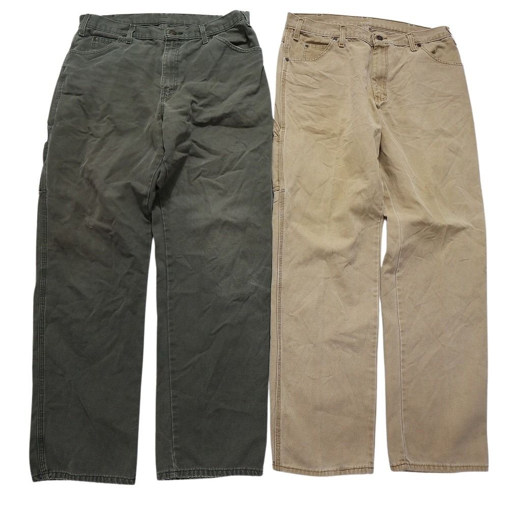 古着卸 ディッキーズ Dickies ダック ペインター パンツ 8枚セット メンズ 36 38 ワーク ハンマーループ 古着 NB9818 USTAUSTRALIA_COM_AU