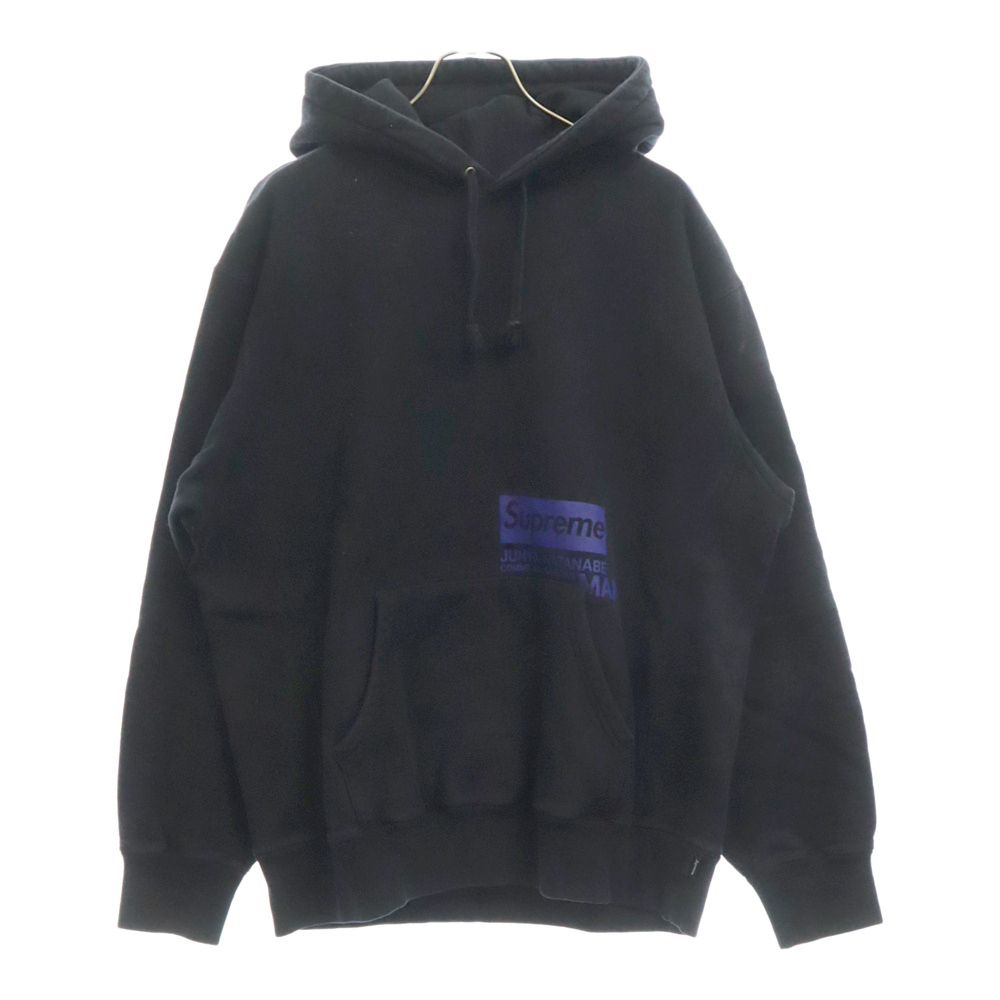 Supreme (シュプリーム) 21AW ×JUNYA WATANABE COMME des GARCONS MAN Hooded Sweatshirt ジュンヤワタナベ コムデギャルソンマン フロントロゴ スウェットプルオーバーパーカー