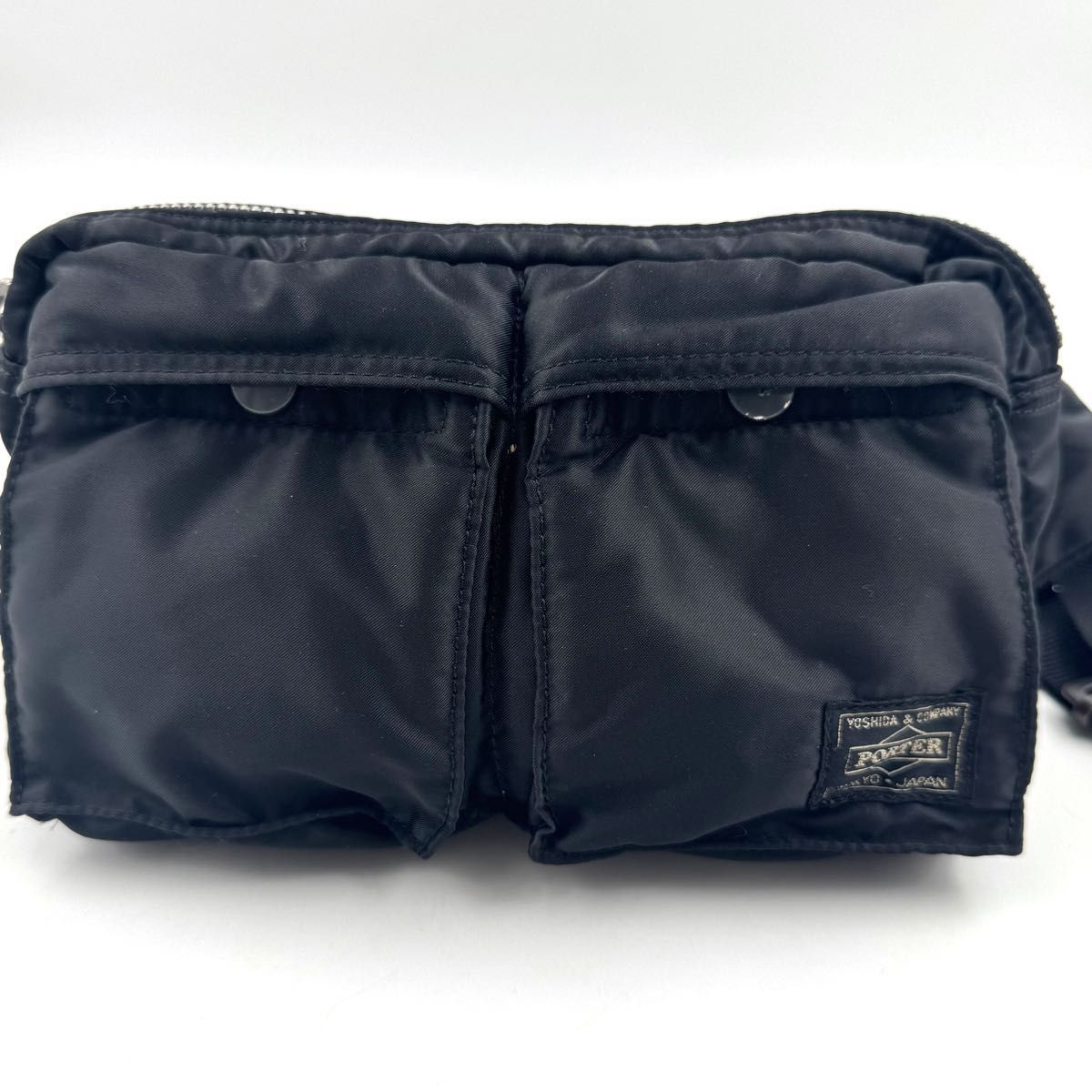 PORTER TANKER ポーター タンカー ボディバッグ ウエストバッグ ブラック 吉田カバン