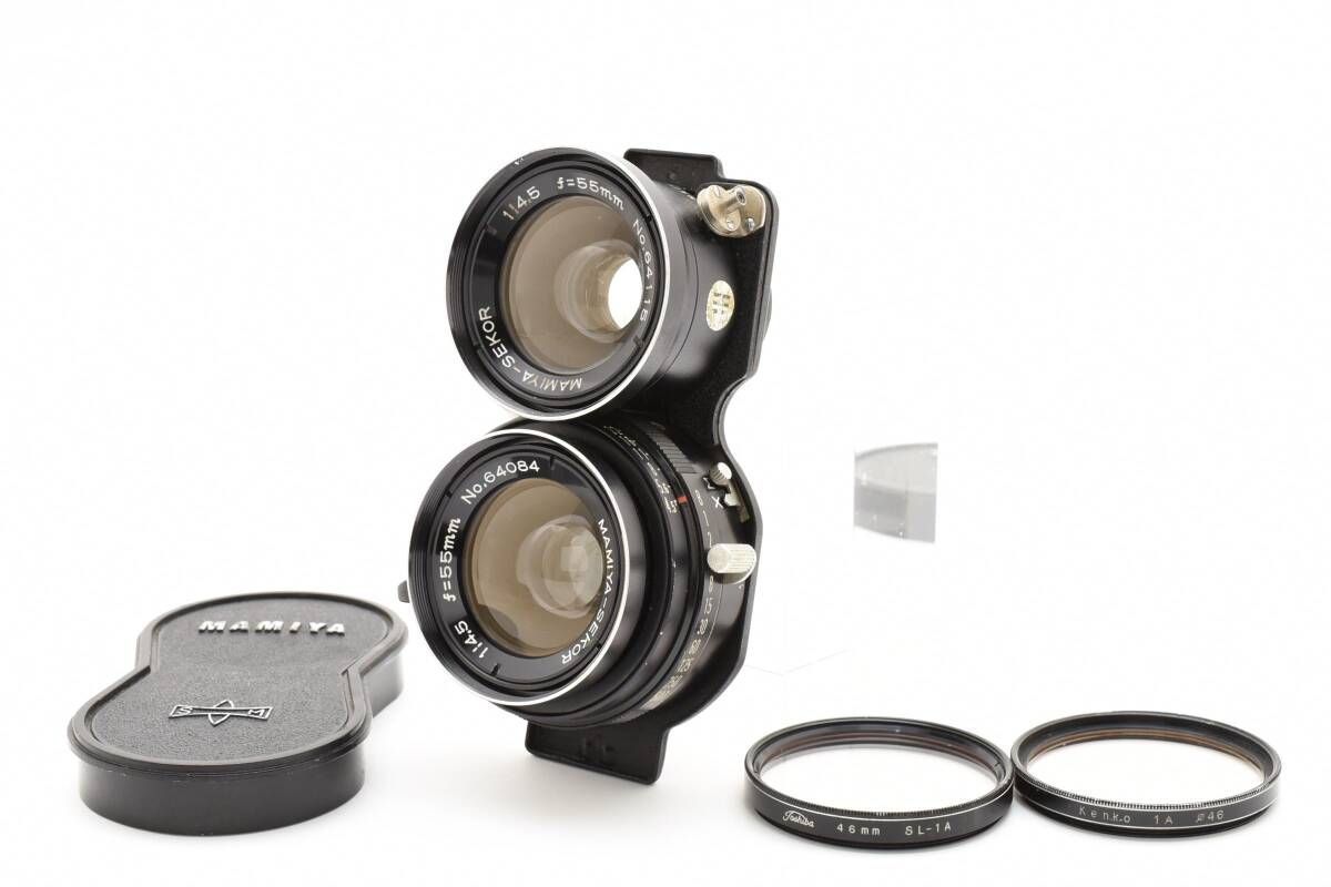 ここです!!! ☆美観♪キャップ付き☆MAMIYA マミヤ MAMIYA-SEKOR 55mm F4.5