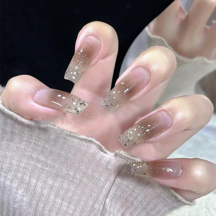 Amazon | XUZOOネイルチップ 立体 付け爪 つけ爪 短め 長め