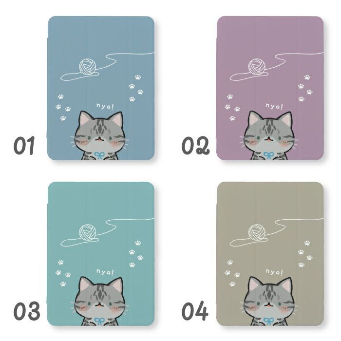 iPad Air (M2) 13インチ 第6世代 2024 ケース カバー ねこ 猫