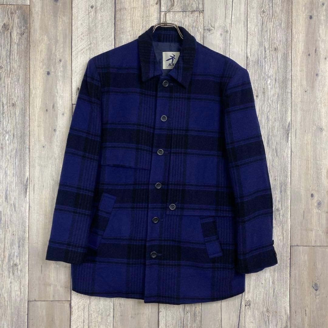 HAI SPORTING GEAR イッセイミヤケ チェック ウール ジャケット