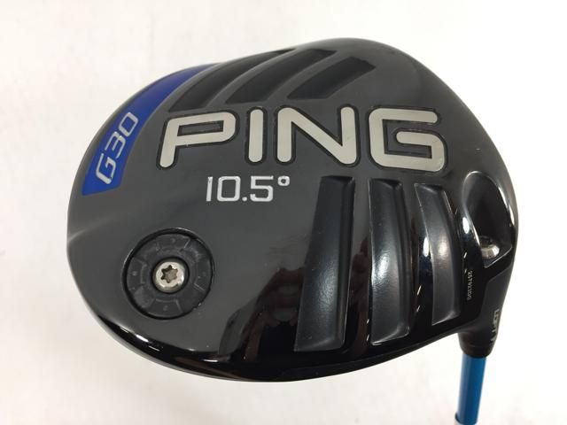 PING - ピン　Ｇ３０　ドライバー　ＡＴＴＡＳ６　６Ｓ　美品 返品OK 【中古ゴルフクラブ】ピン G30 ドライバー UST マミヤ