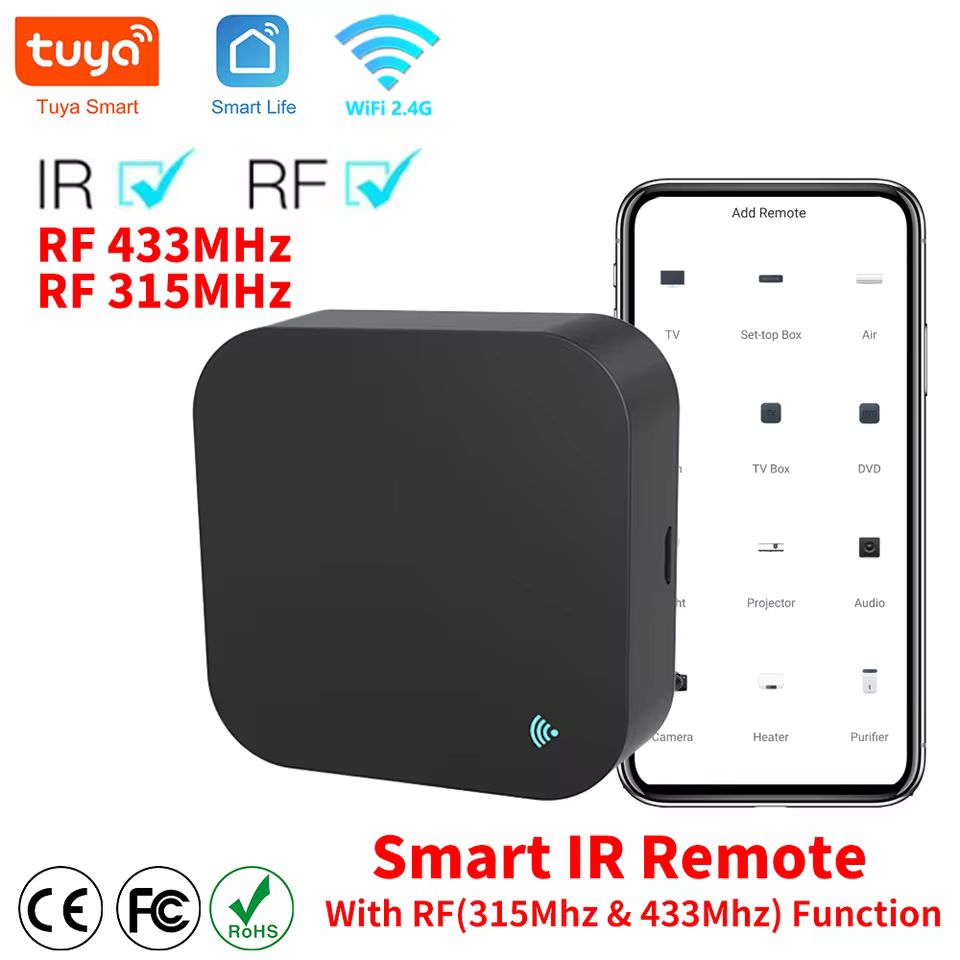 Tuya Wi-Fi IR & RF(433mhz/315mhz)対応リモコン スマートホーム