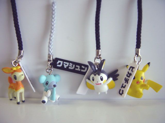 ♯Hyc30KTポケモン根付マスコットBW3全7種