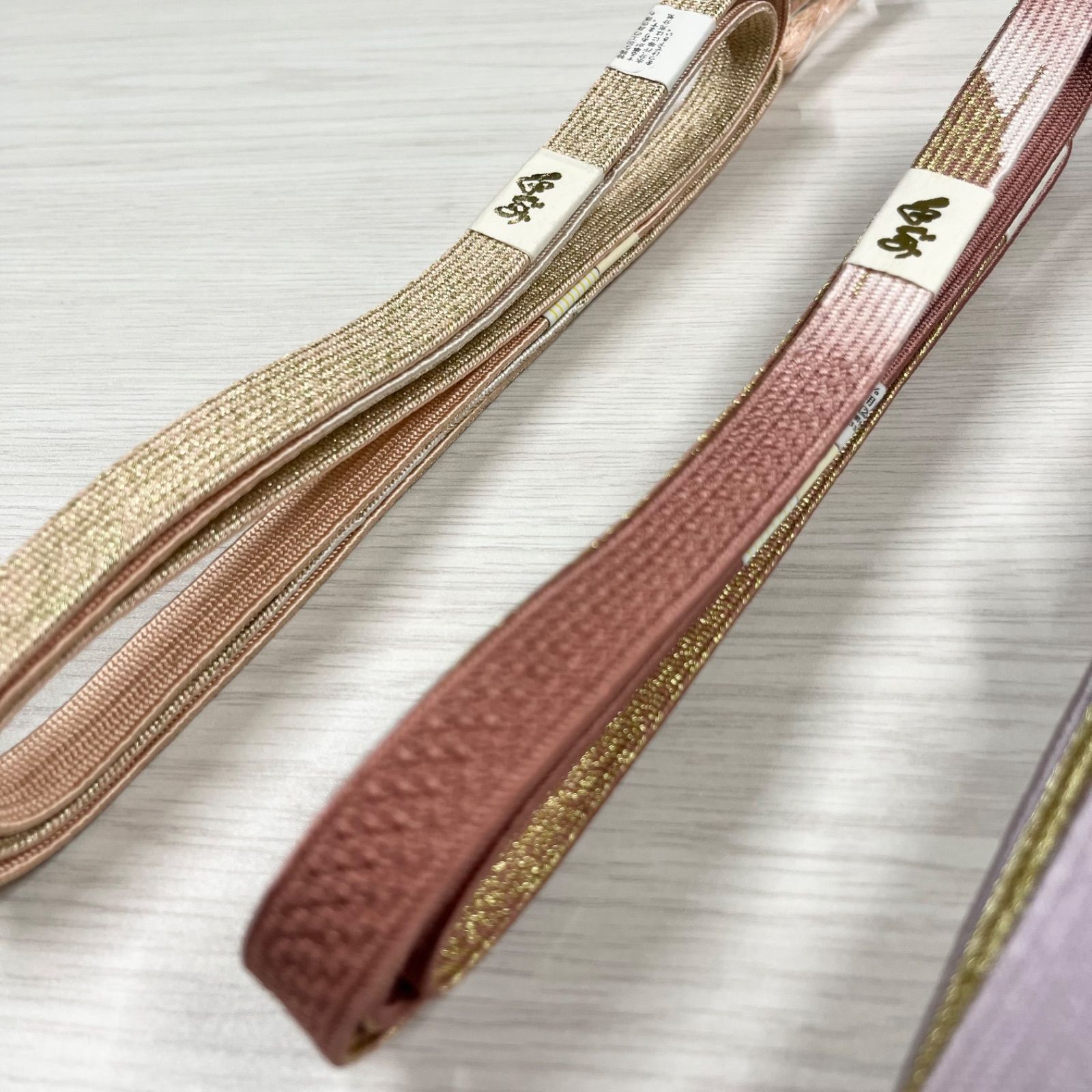 3個セット 帯締め 組紐 くみひも 平組 正絹 絹100% 振袖 結婚式 卒業式 小紋 紬 着物 晴れ着 浴衣 Se345