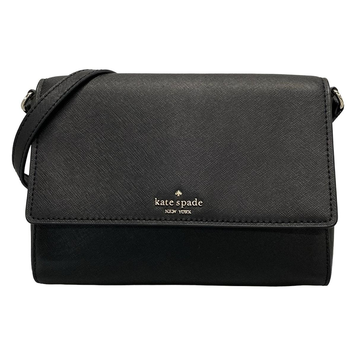 ケイトスペード 　ショルダーバッグ 　黒　ナイロン kate spade Kate spade(ケイトスペード) ショルダーバッグ - 黒 - メルカリ