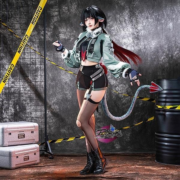 五次元 基萌 ゼンレスゾーンゼロ コスプレ ジェーン ドゥ 衣装 ウィッグ 靴 追加 ハロウィン