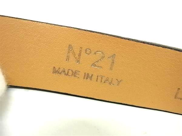 □美品□ N°21 ヌメロヴェントゥーノ レザー ブレスレット