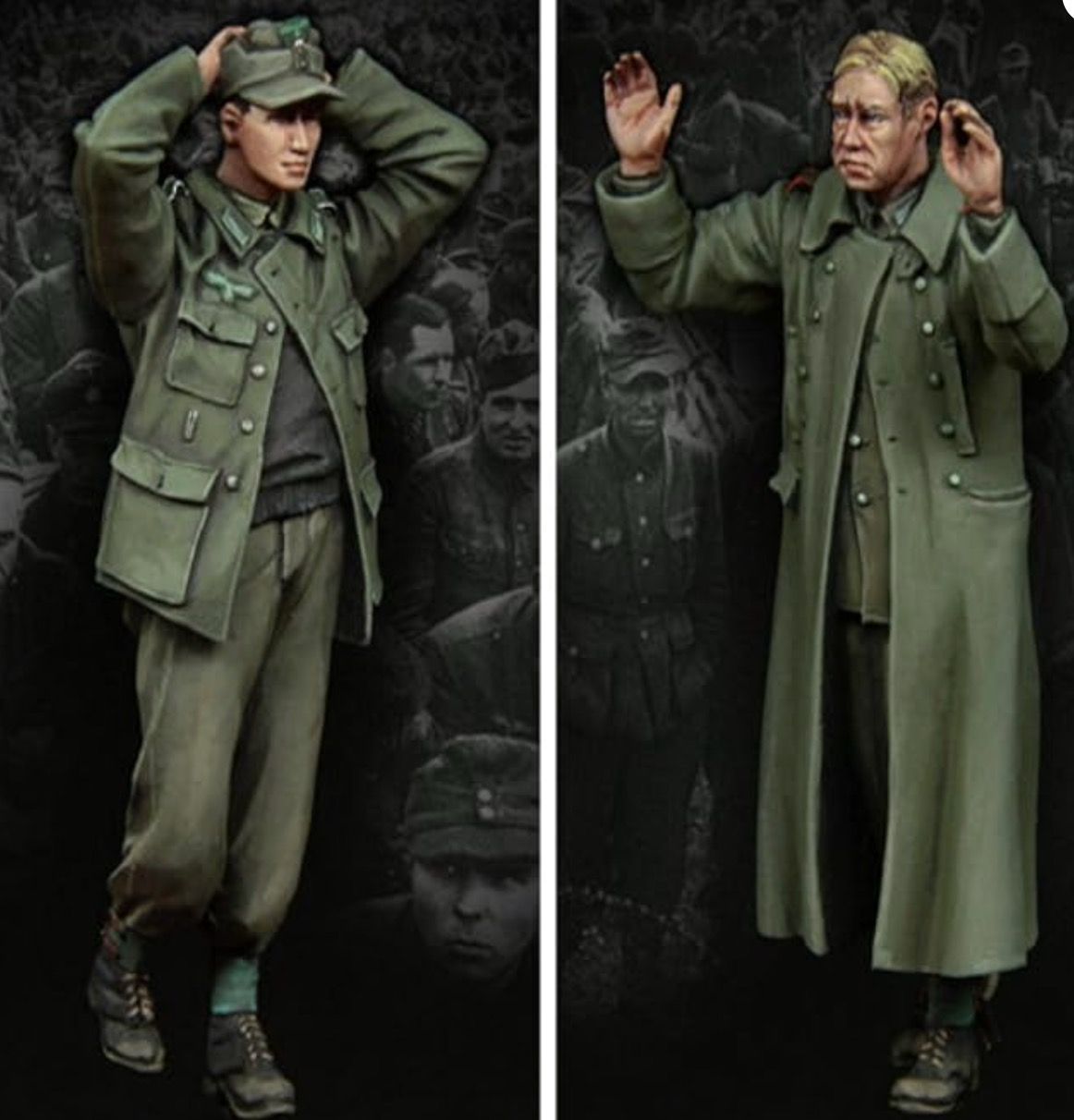 ミリタリー 兵士10体 1/35スケール 戦死 ジオラマ 負傷 戦場