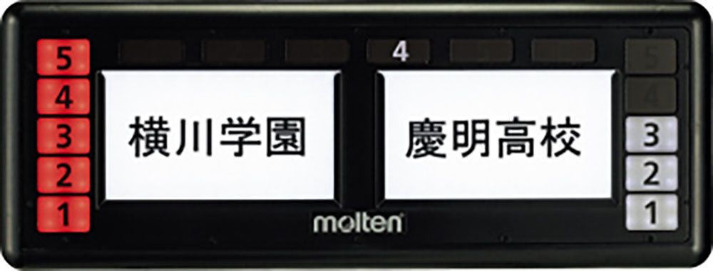 モルテン molten メーカー直送品 チーム名表示盤 カウンター システムカウンター120シリーズ 部活 練習 トレーニング 体育 試合 大会 学校名 UX0120T -