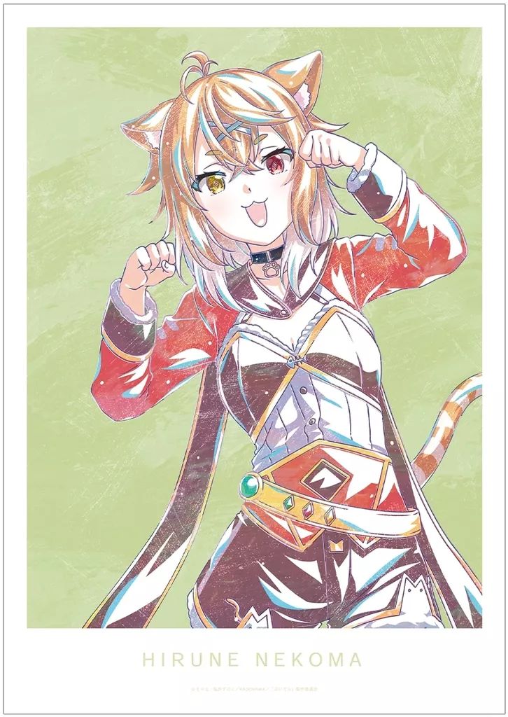 中古】ポスター A3マット加工ポスター Ani-Art 昼寝ネコマ 「VTuber