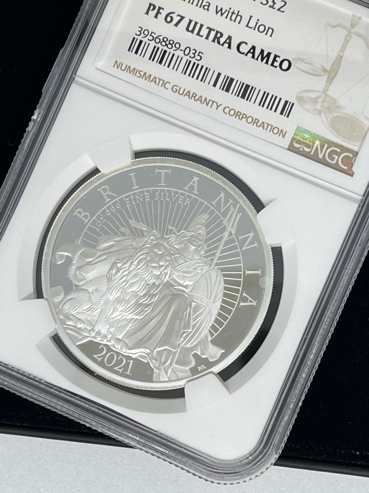 2021 ロイヤルミント ブリタニア プルーフ イギリス ２ポンド銀貨 1オンス 最新 ブリタニア 2ポンド ロイヤルミント 2021 銀貨 ウナ