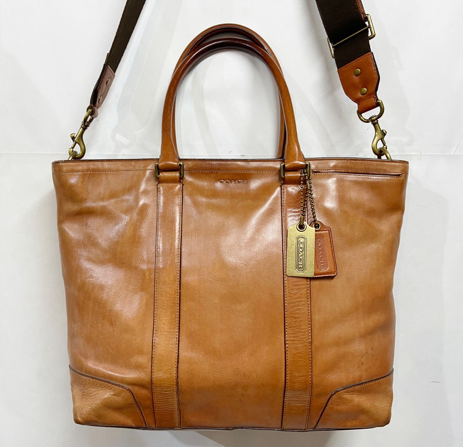 COACH コーチ トートバッグ 2way レガシー ブリーカー 　ショルダー COACH コーチ ブリーカーレガシー レザートートバッグ 2WAY