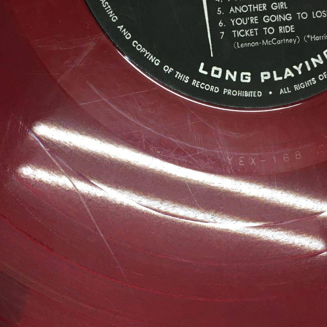 赤盤‼ THE BEATLES ビートルズ LPレコード HELP! - メルカリ