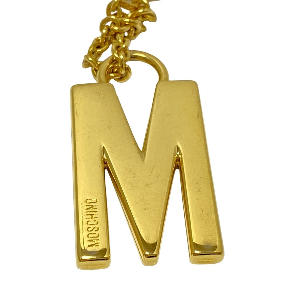 MOSCHINO(モスキーノ) キーホルダー(チャーム) - ゴールド