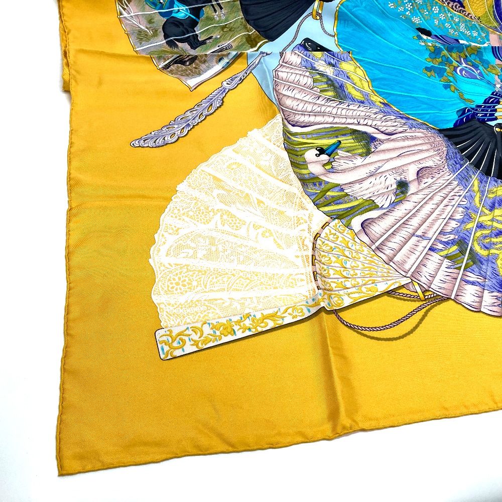 エルメス 魅惑のそよ風 カレ90 シルクスカーフ スカーフ シルク