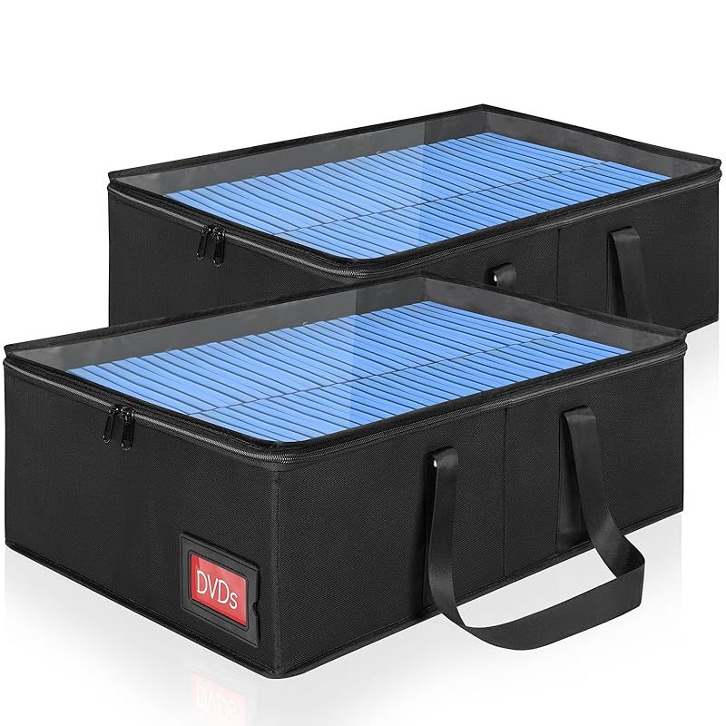 在庫セール】Negrew DVD収納 CD 透明 収納ケース 透明窓 ラベル