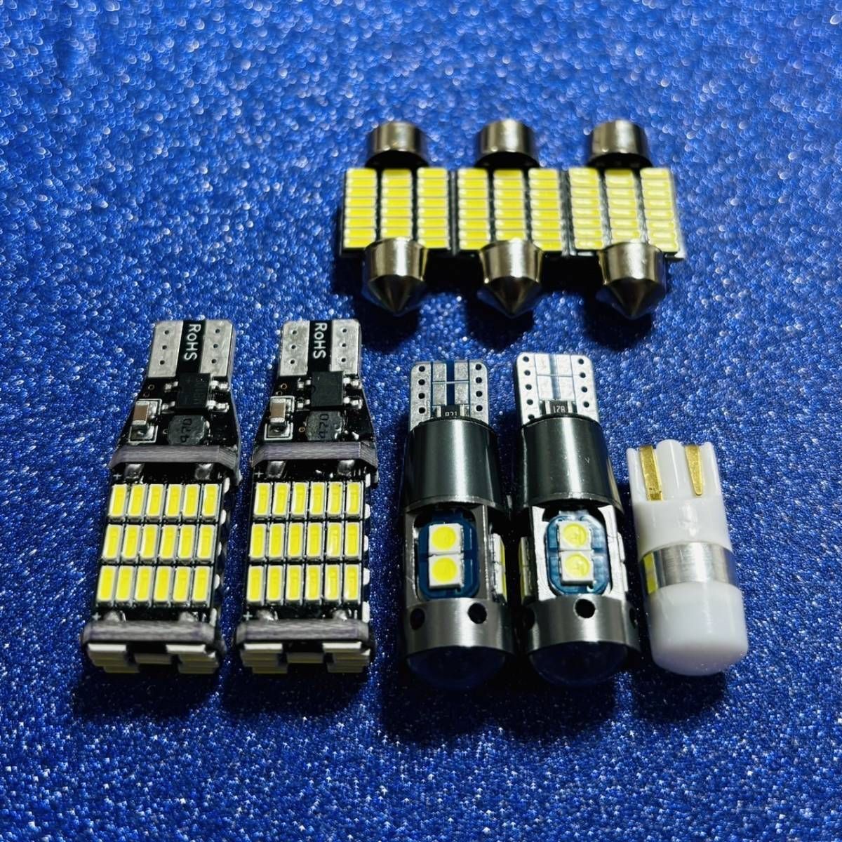 鬼爆光8個セット! B21A デイズルークス T10 LED ルームランプ ナンバー灯 バックランプ スモール 読書灯 日産 カスタム パーツ 車検対応