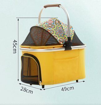 ペットカート軽量折りたたみ車バッグ分離式屋外多犬猫カート ZYP35今だけセール STEELWINDOWSANDDOORS_COM